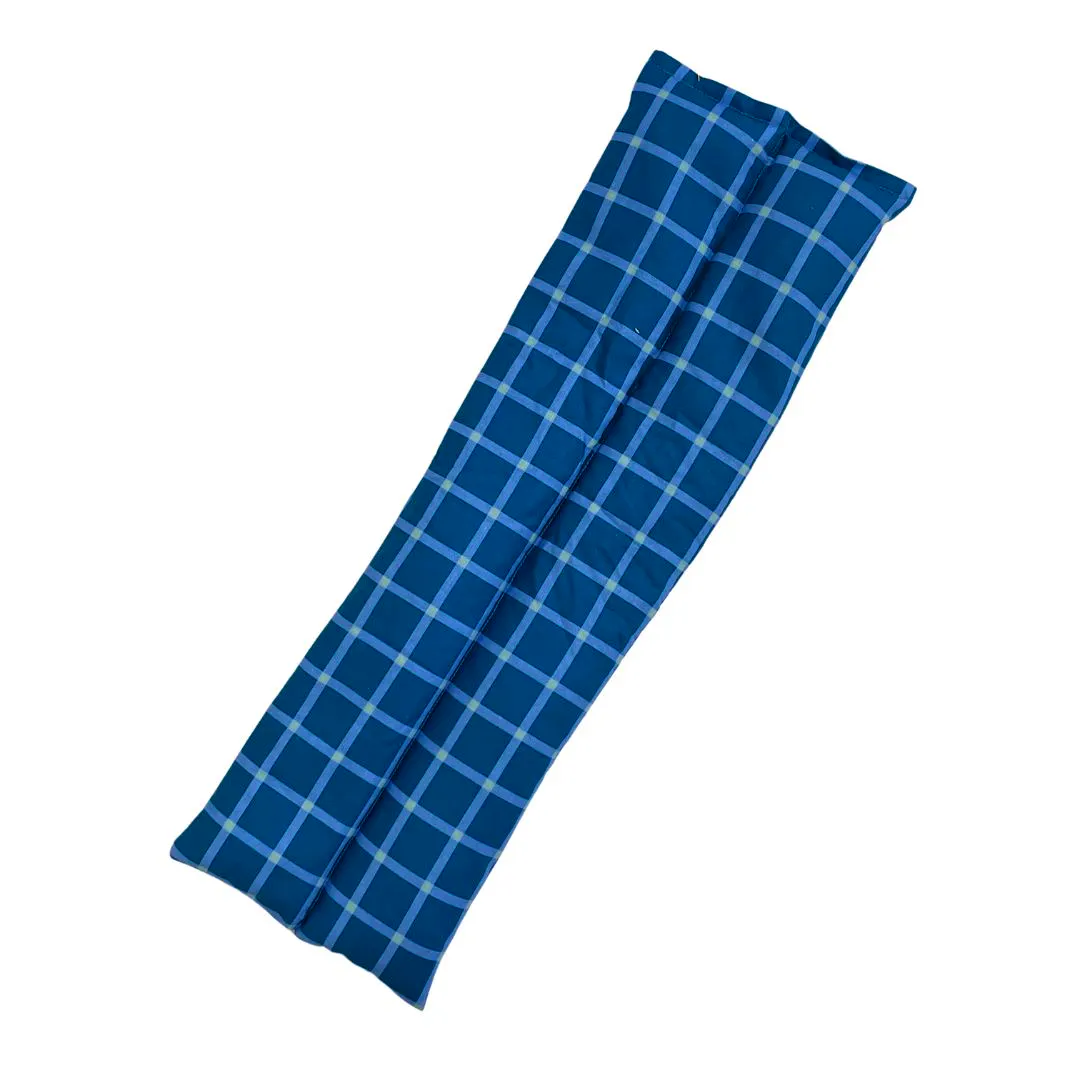 Large blue Jade Hot Cold Pack laid flat