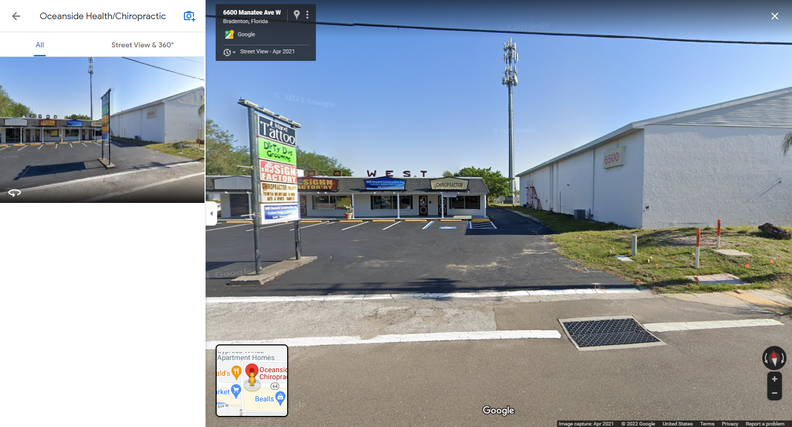 Location: Oceanside Health Center | Bradenton, FL Chiropractor