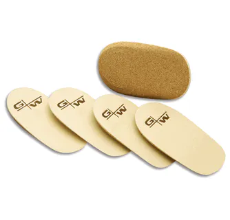 G&W Cork Heel Lifts in multiple sizes and heights