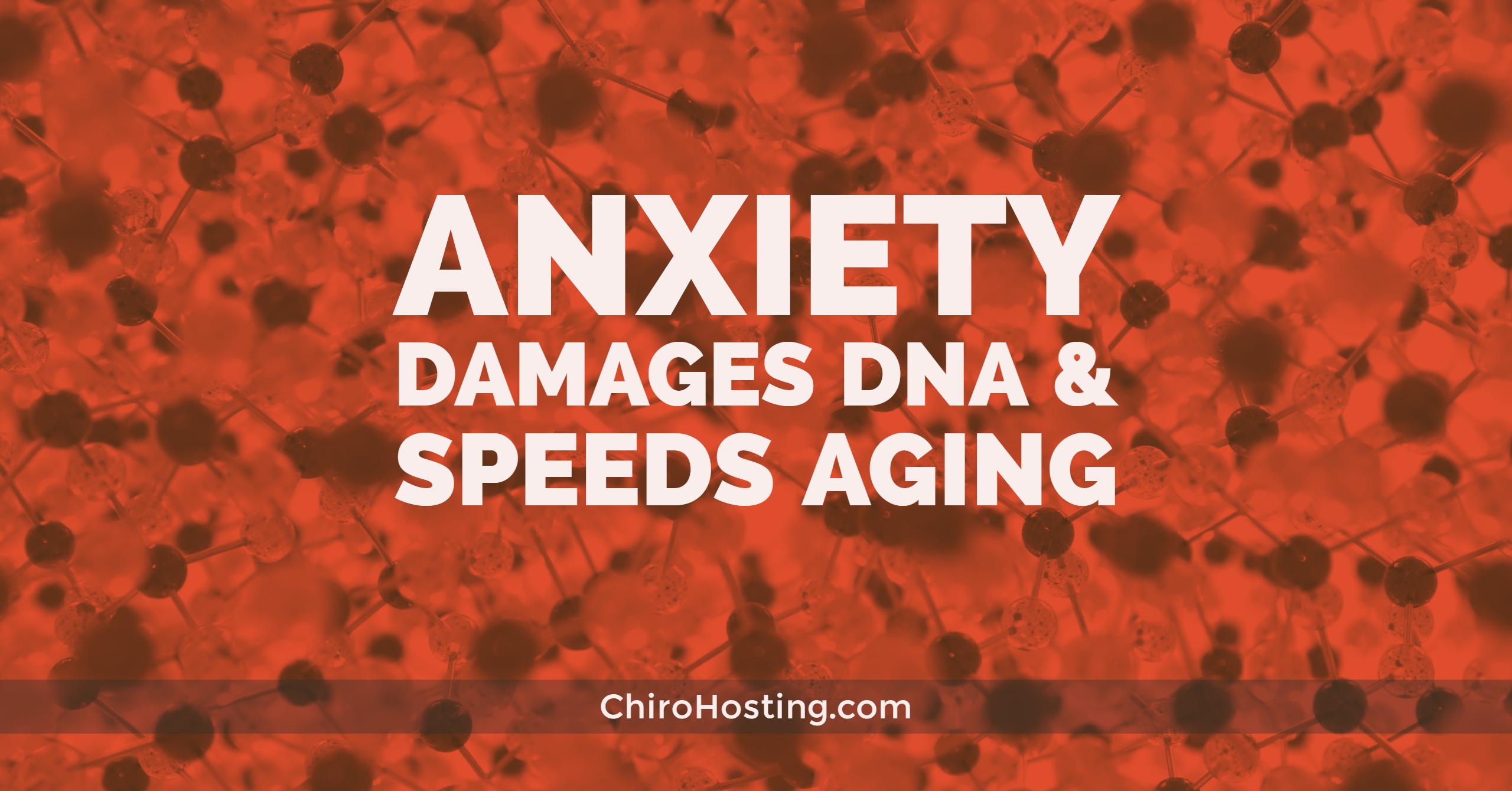 Worrying Damages DNA and Speeds Aging