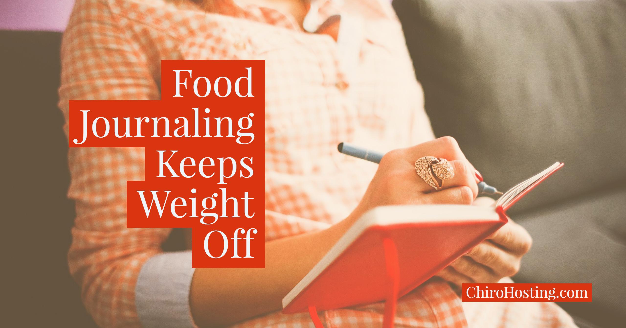 Keeping Food Journal to Keep Weight Off
