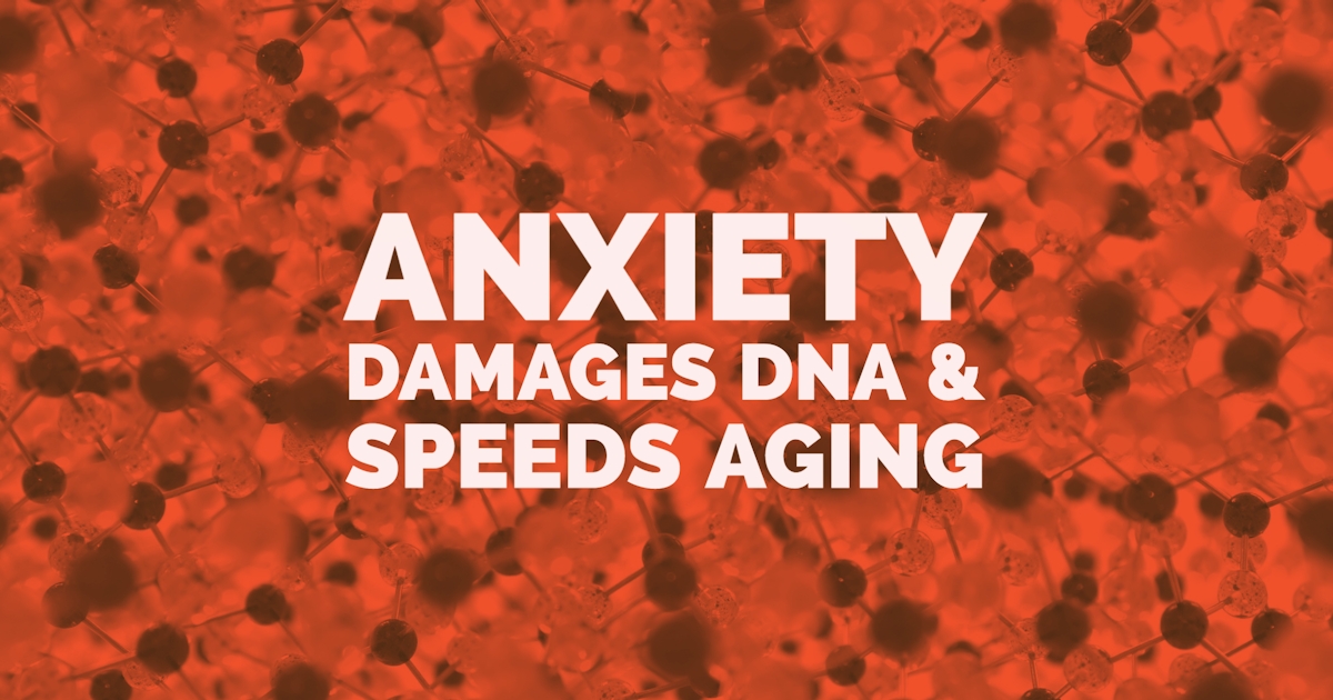 The image features a blurred background of cells or molecules, overlaid with bold text stating