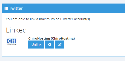 ChiroHosting-Client_Area-Manage_Automated_Social_Media-Twitter_Linked-Screenshot