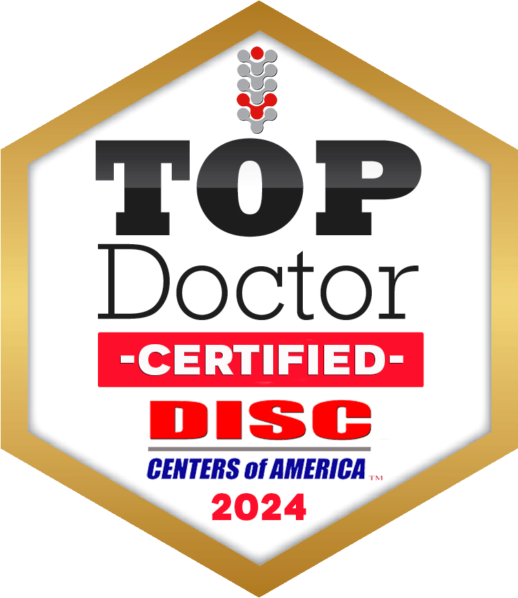 top doctor certified disc centers of america 2024 award