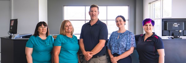chiropractic office team