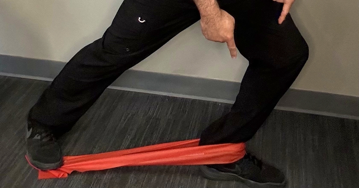 Dr Brent Smarinsky Showing a Talus mobility exercise