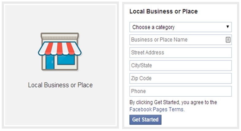Facebook Local Business or Place