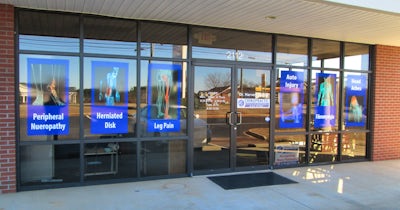 Exterior of entrance for Garcia Chiropractic Health and Spin in Anderson, SC