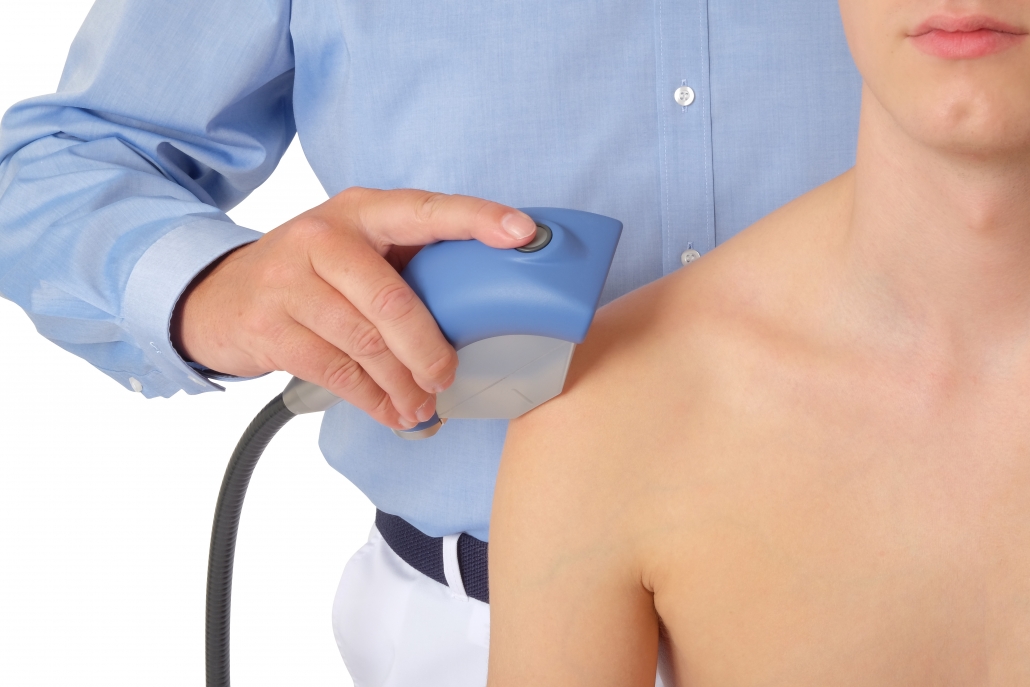 piezowave 2 machine being used on patient