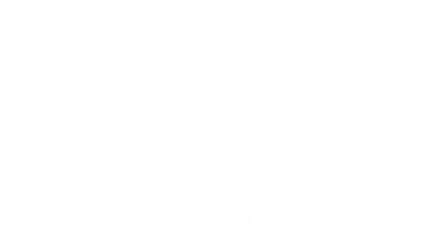 Pajevic Chiropractic and Natural Health logo in white