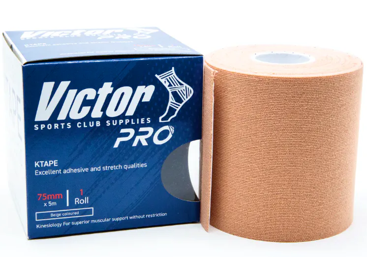 Kinesiology taping application example