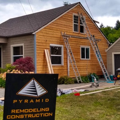 Pyramid Remodeling - siding replacement on an Olympia, WA home