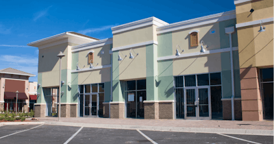 Exterior of office building