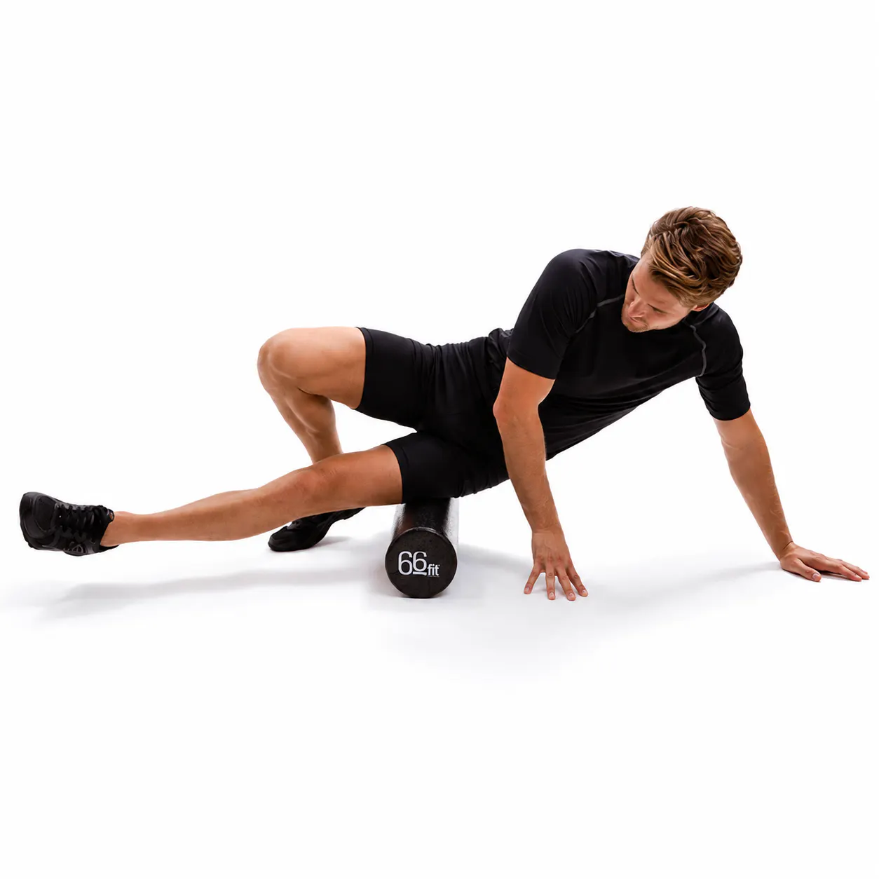Foam roller used for ITB and lateral thigh release