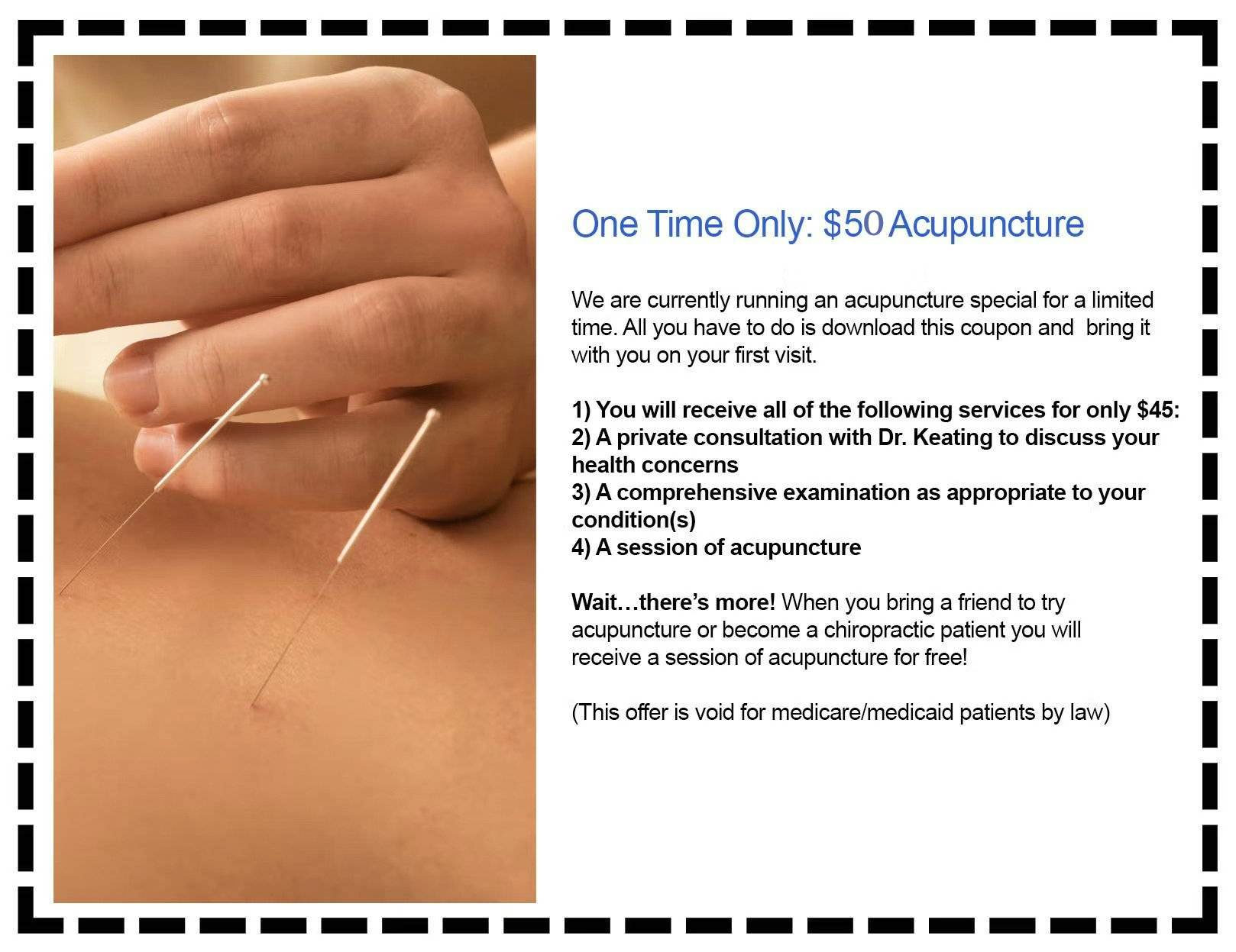 acupuncture coupon