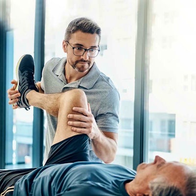 chiropractic adjustment on legs