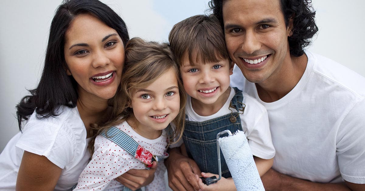 Image of a happy family signifying that chiropractic is safe for men and women in Aloha & Salem
