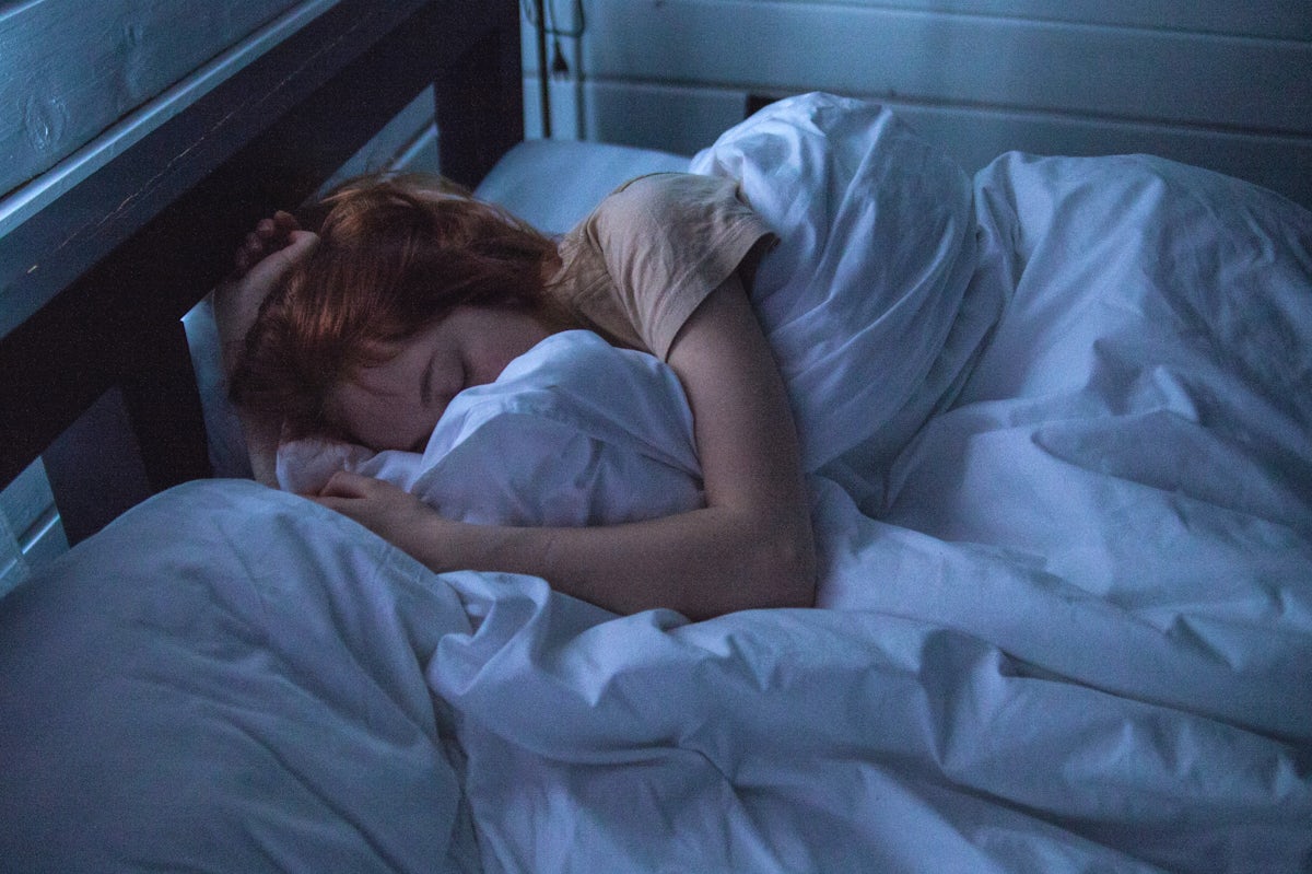 woman in bed