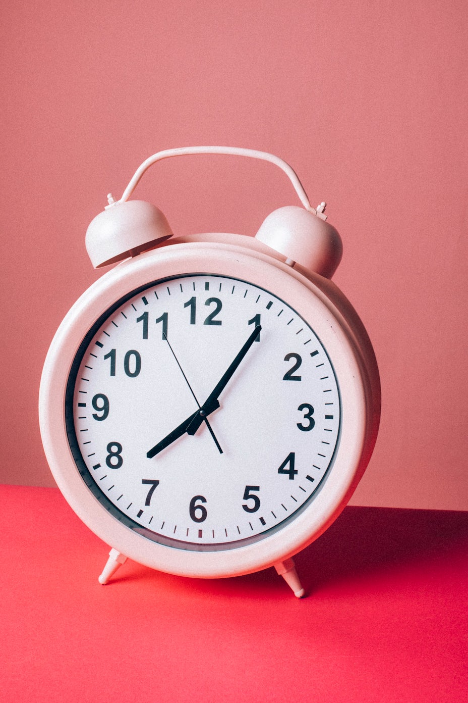 pink clock