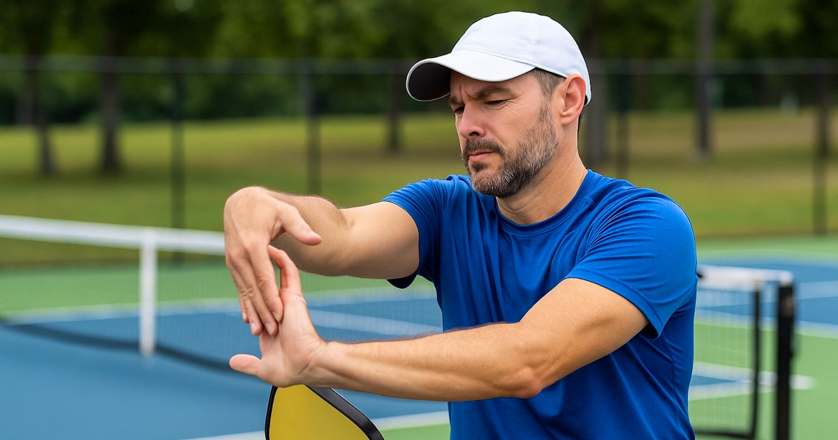 pickle ball arm stretch