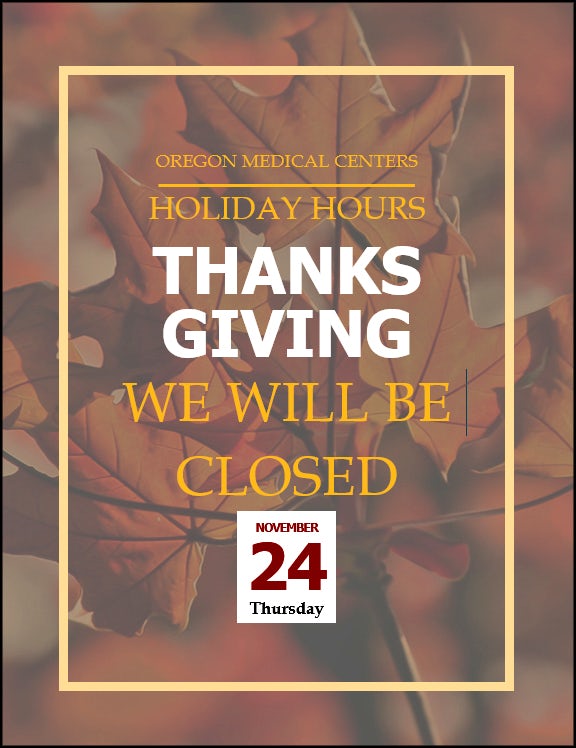 closed thanksgiving day